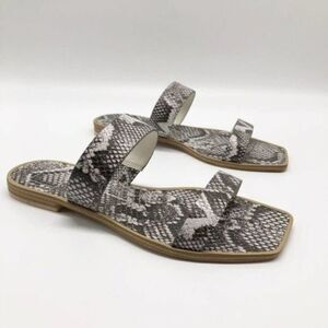 DOLCE VITA Iarra Croc Embossed Strappy Sandal
